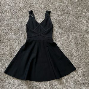 GUESS Size M BLACK Double Strap Dress